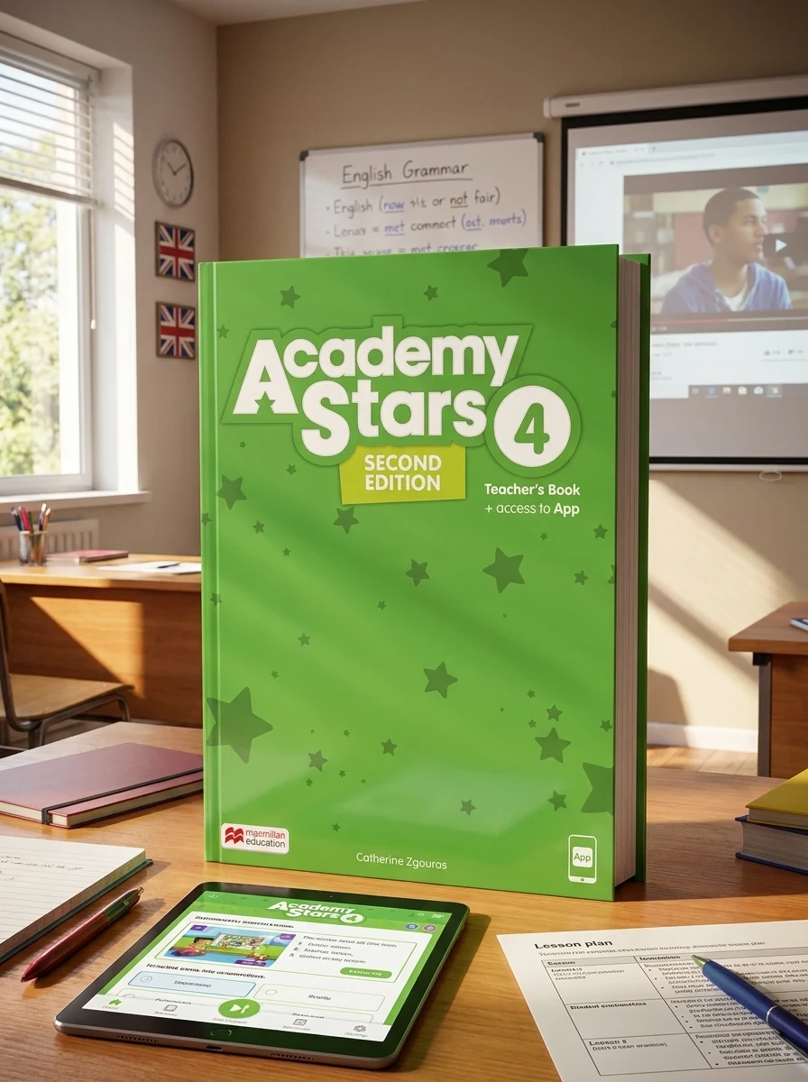 Academy Stars Second Edition Level 4 Teacher's Book with App, обкладинка