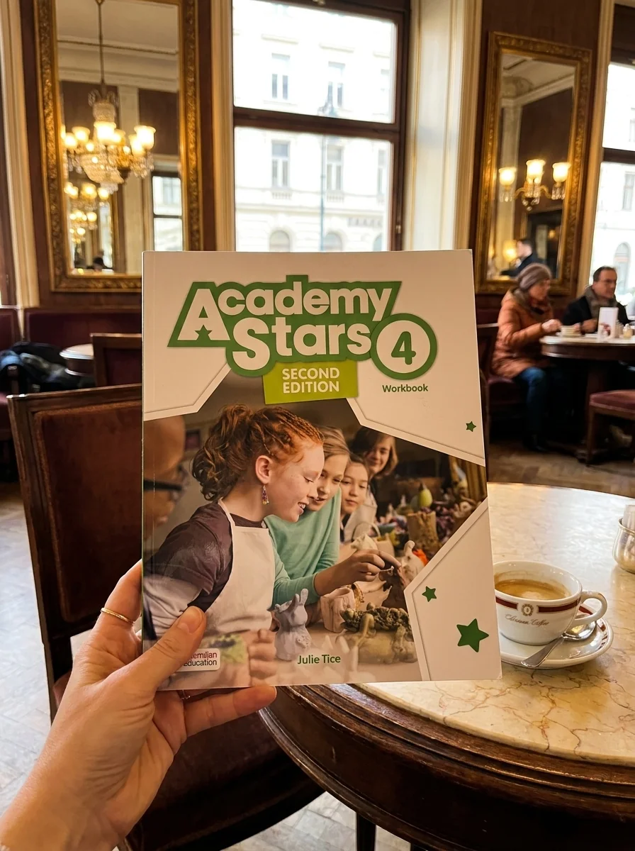 Academy Stars Second Edition Level 4 Workbook with Digital Workbook — Джулі Тайс, обкладинка