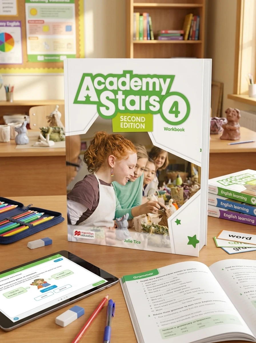 Academy Stars Second Edition Level 4 Workbook with Digital Workbook