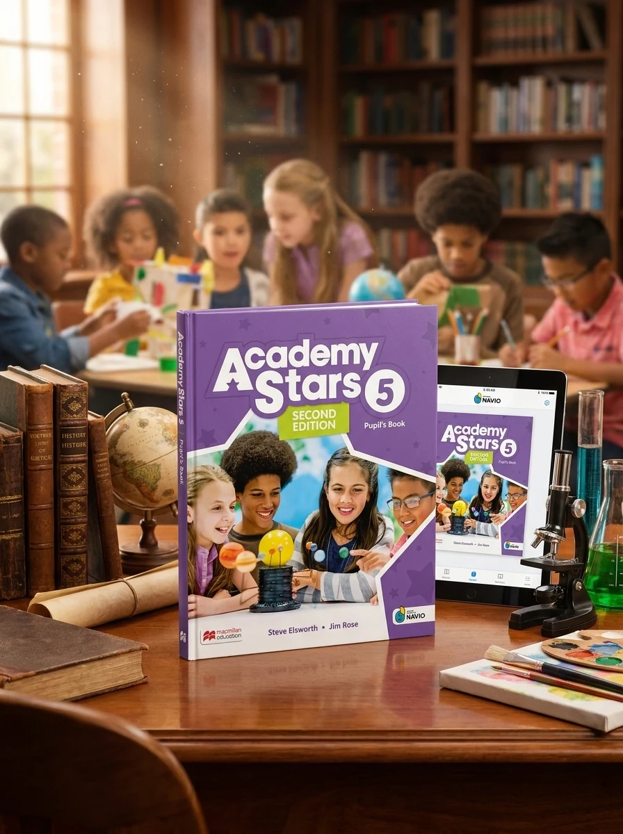 Academy Stars Second Edition Level 5 Pupil's Book with Navio App and Digital Pupil's Book