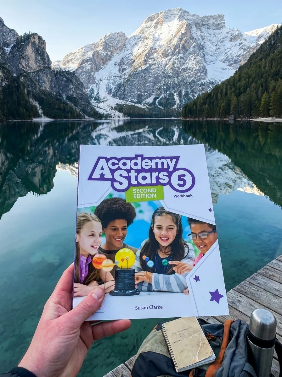 Academy Stars Second Edition Level 5 Workbook with Digital Workbook — Сьюзен Кларк, обкладинка