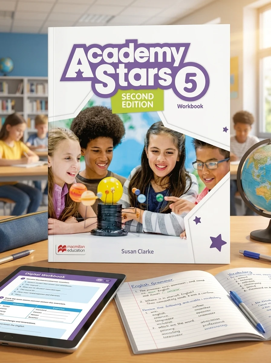 Academy Stars Second Edition Level 5 Workbook with Digital Workbook