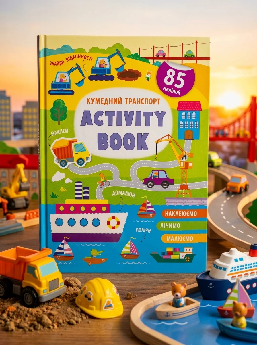 Activity book. Кумедний транспорт — фото 2