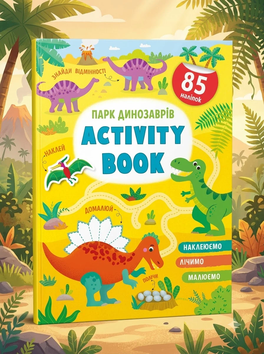 Activity book. Парк динозаврів. 0+ — Книги