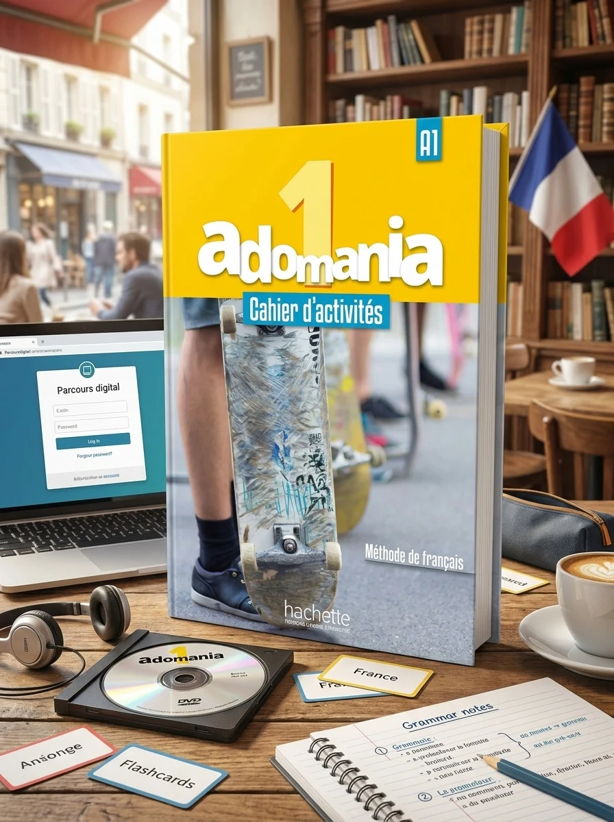 Adomania. Niveau 1 Cahier d'activites + CD audio + Parcours digital — Вивчення мов