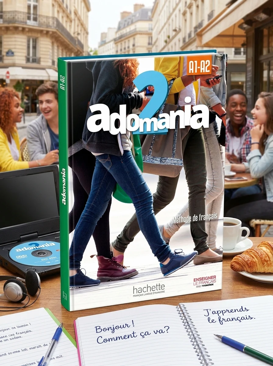 Adomania. Niveau 2 Livre de l'eleve + DVD-ROM — Вивчення мов
