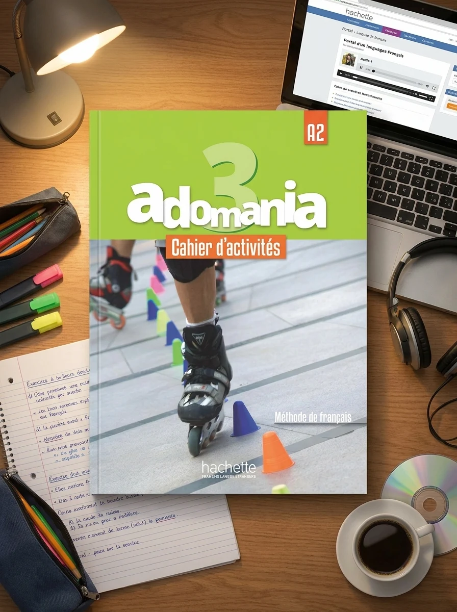 Adomania. Niveau 3 Cahier d'activites + CD audio + Parcours digital — Вивчення мов
