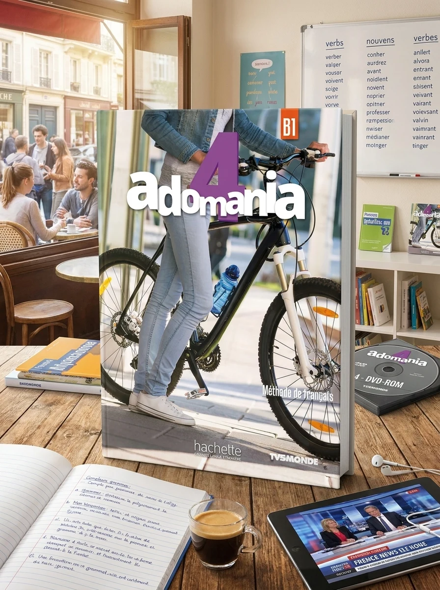 Adomania. Niveau 4 Livre de l'eleve + DVD-ROM — Вивчення мов