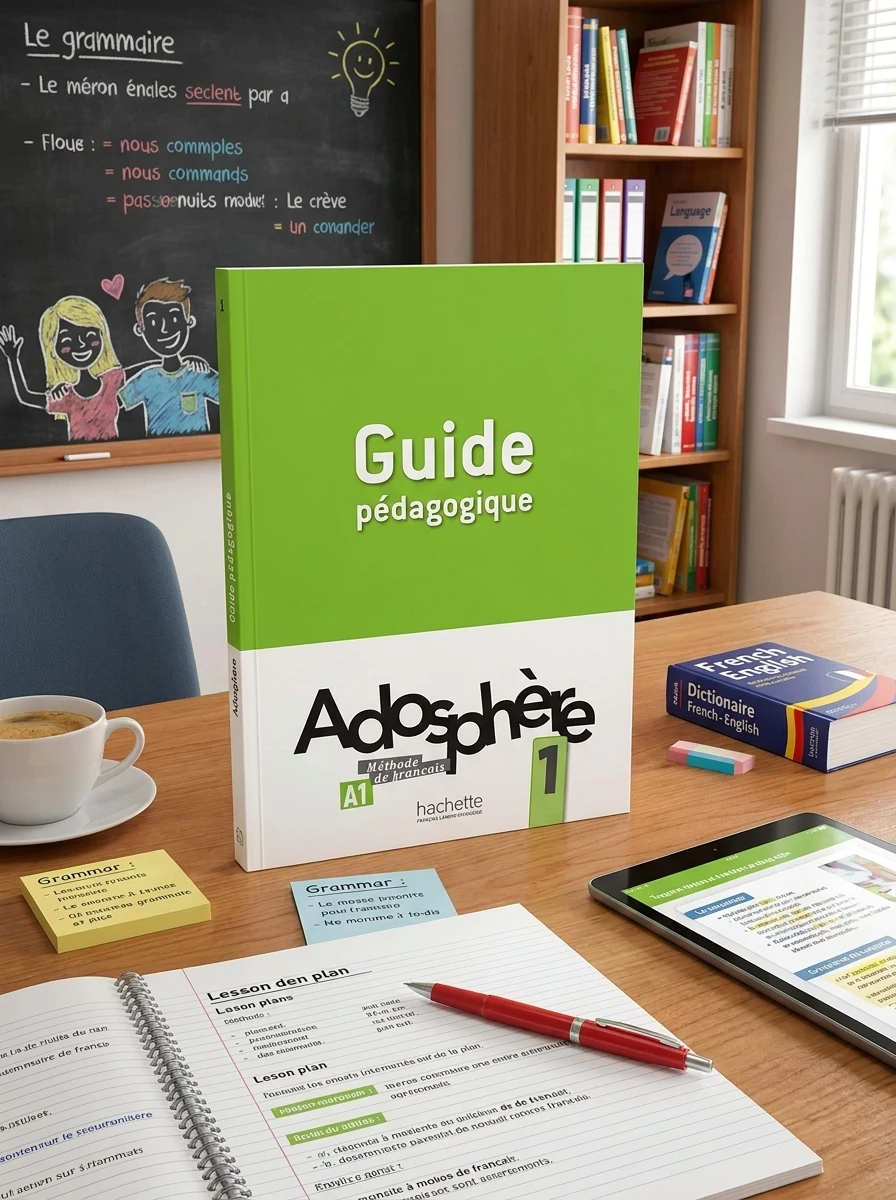 Adosphe're. Niveau 1/ Guide pedagogique — Вивчення мов