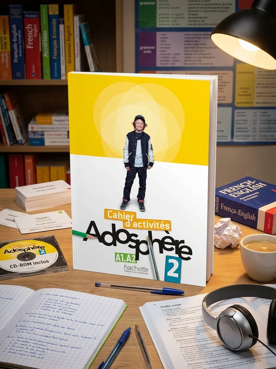 Adosphe're. Niveau 2/ Cahier d'activit'es + CD-ROM — Вивчення мов