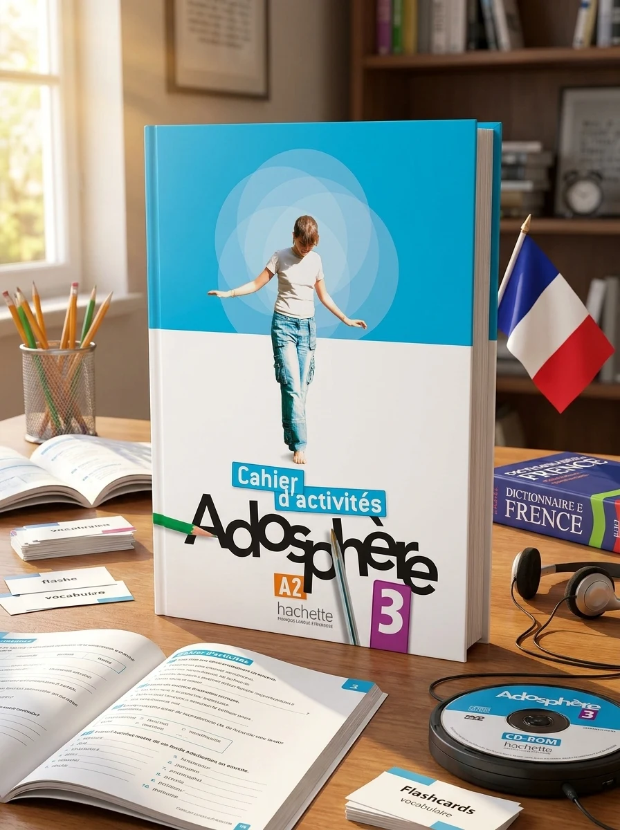Adosphe're. Niveau 3/ Cahier d'activit'es + CD-ROM — Вивчення мов