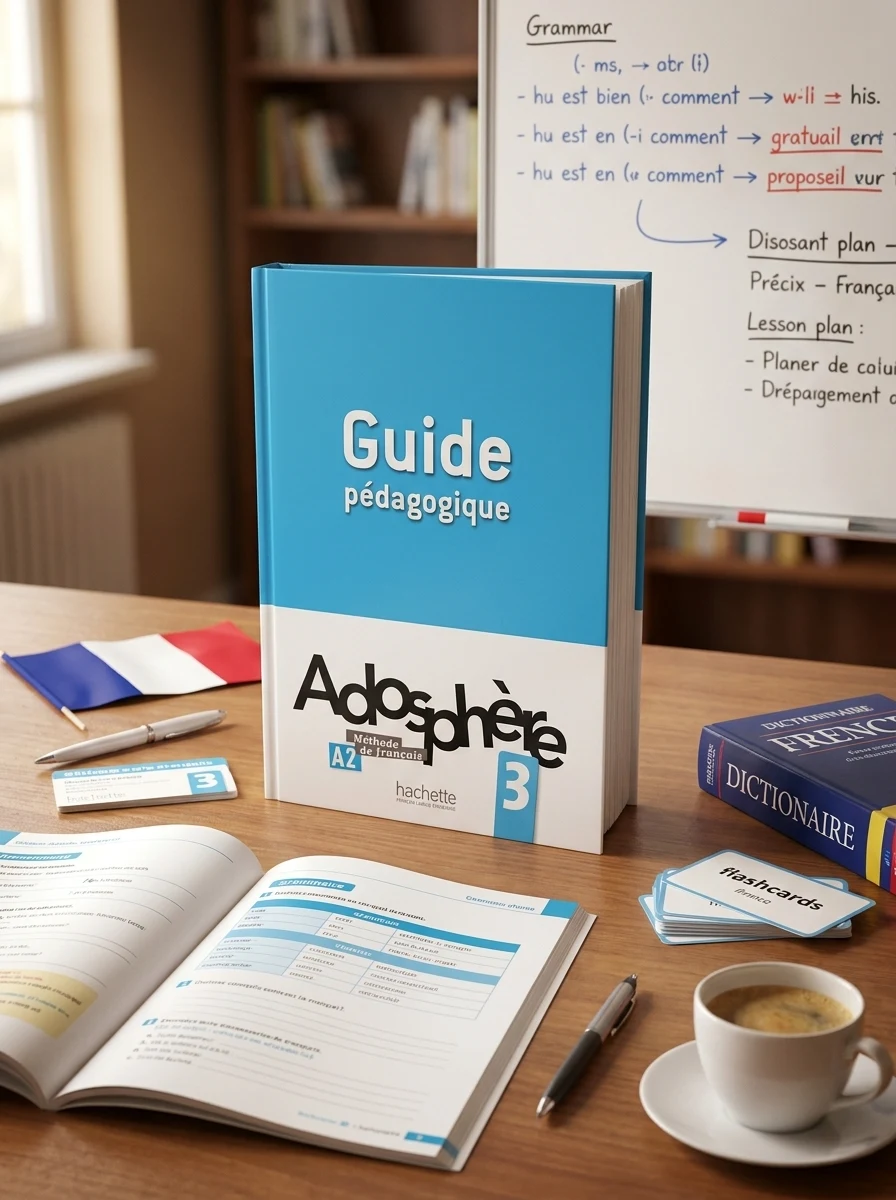 Adosphe're. Niveau 3/ Guide pedagogique — Фаб'єн Галлон, обкладинка
