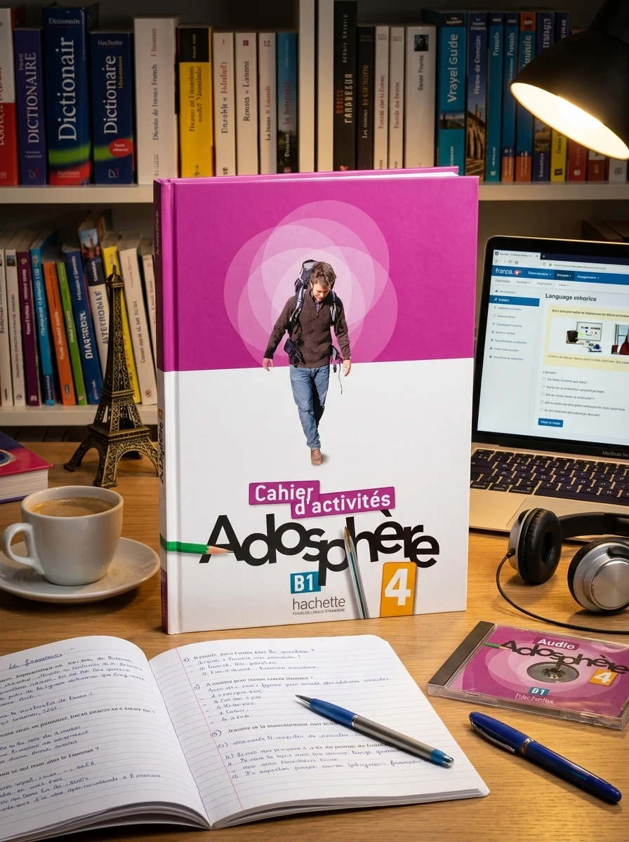 Adosphe're. Niveau 4/ Cahier d'activit'es + CD-ROM — Вивчення мов