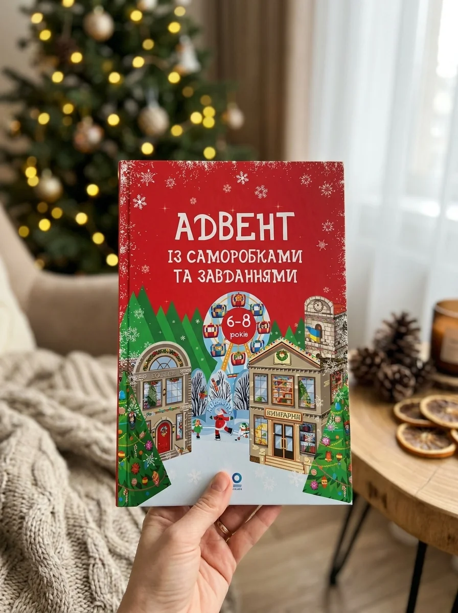 Адвент із саморобками та завданнями. 6–8 років (2-ге видання, виправлене й перероблене) — Дитяча література