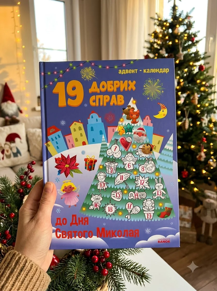 Адвент-календар. 19 добрих справ до дня Святого Миколая — Наталія Коваль, обкладинка