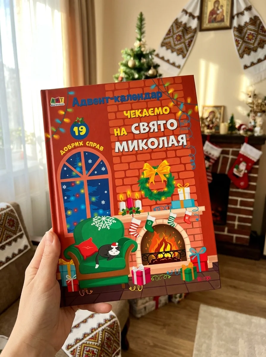 Адвент-календар. Чекаємо на свято Миколая — Наталія Коваль, обкладинка
