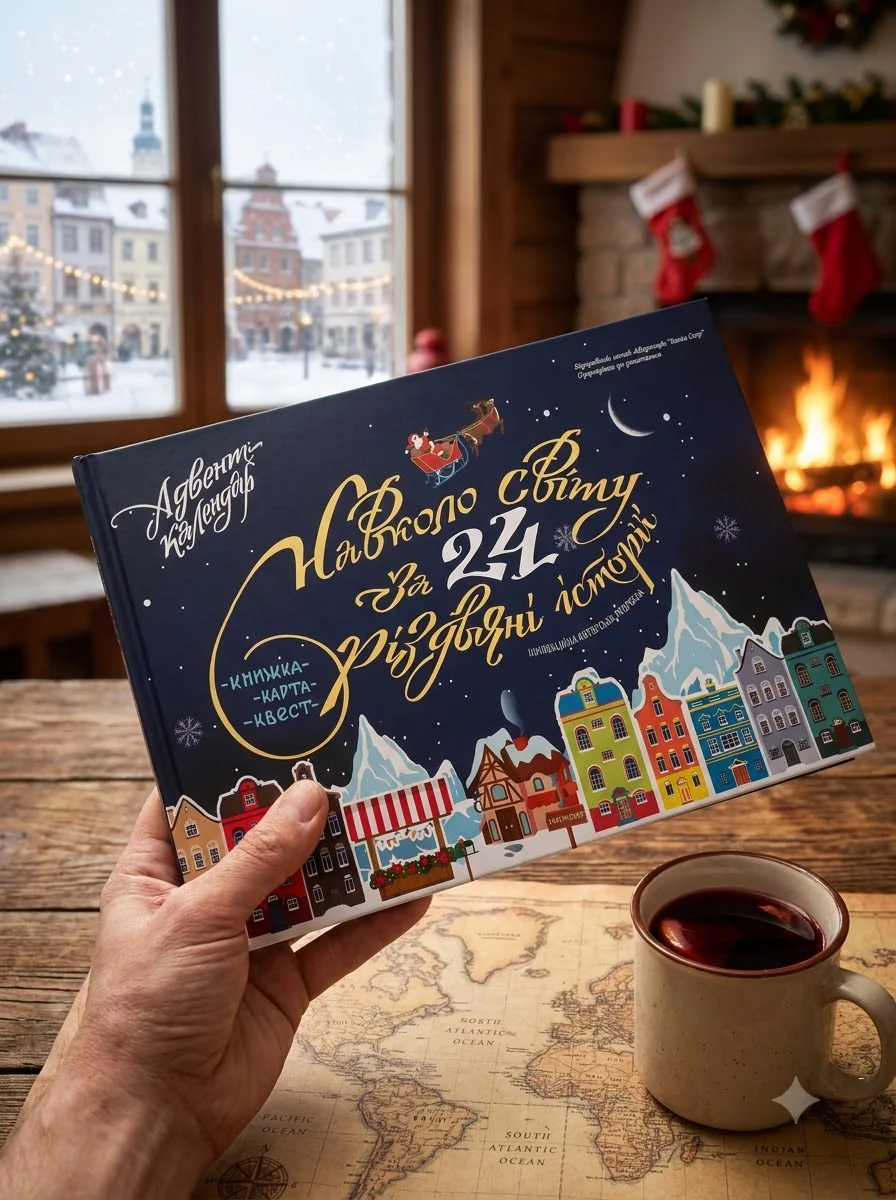 Адвент-календар. Навколо світу за 24 різдвяні історії — Книги-іграшки