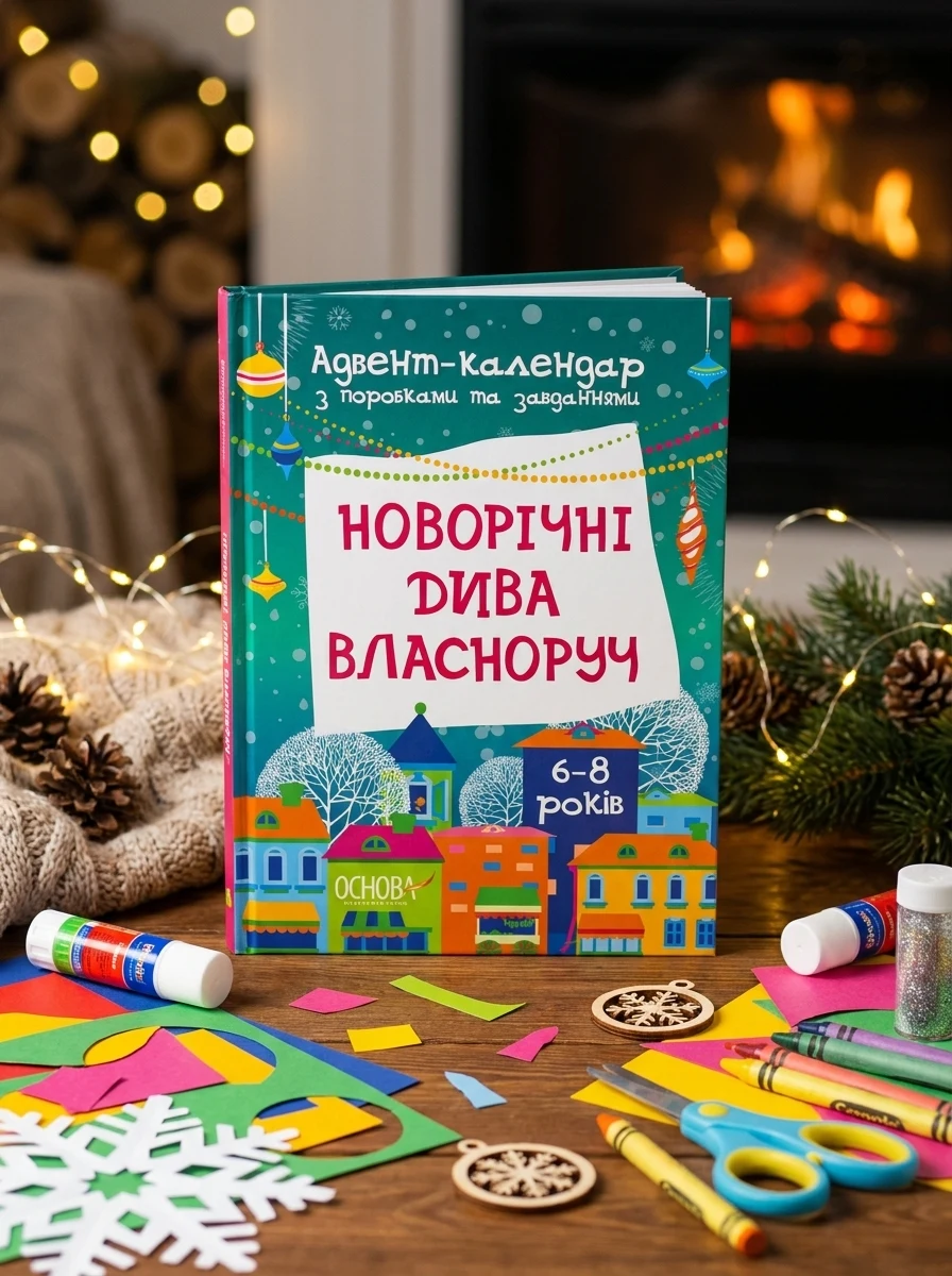 Адвент-календар. Новорічні дива власноруч. Адвент-календар з поробками та завданнями. 4-6 років — Дім, сім'я, релігія