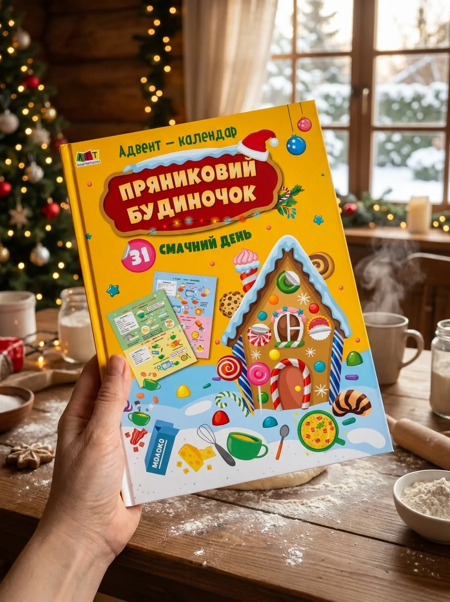 Адвент-календар. Пряниковий будиночок. 31 смачний день