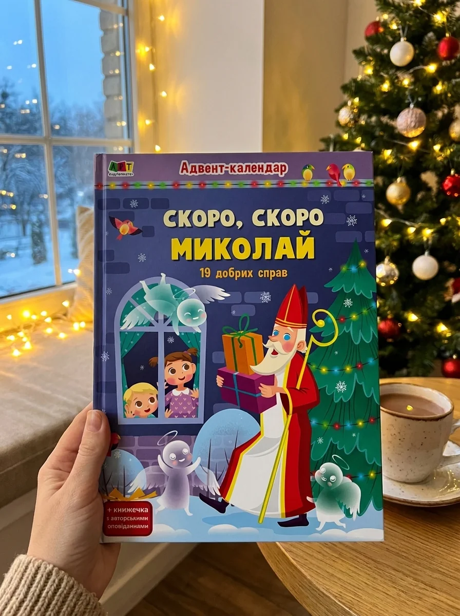 Адвент-календар. Скоро, скоро Миколай (19 добрих справ), обкладинка