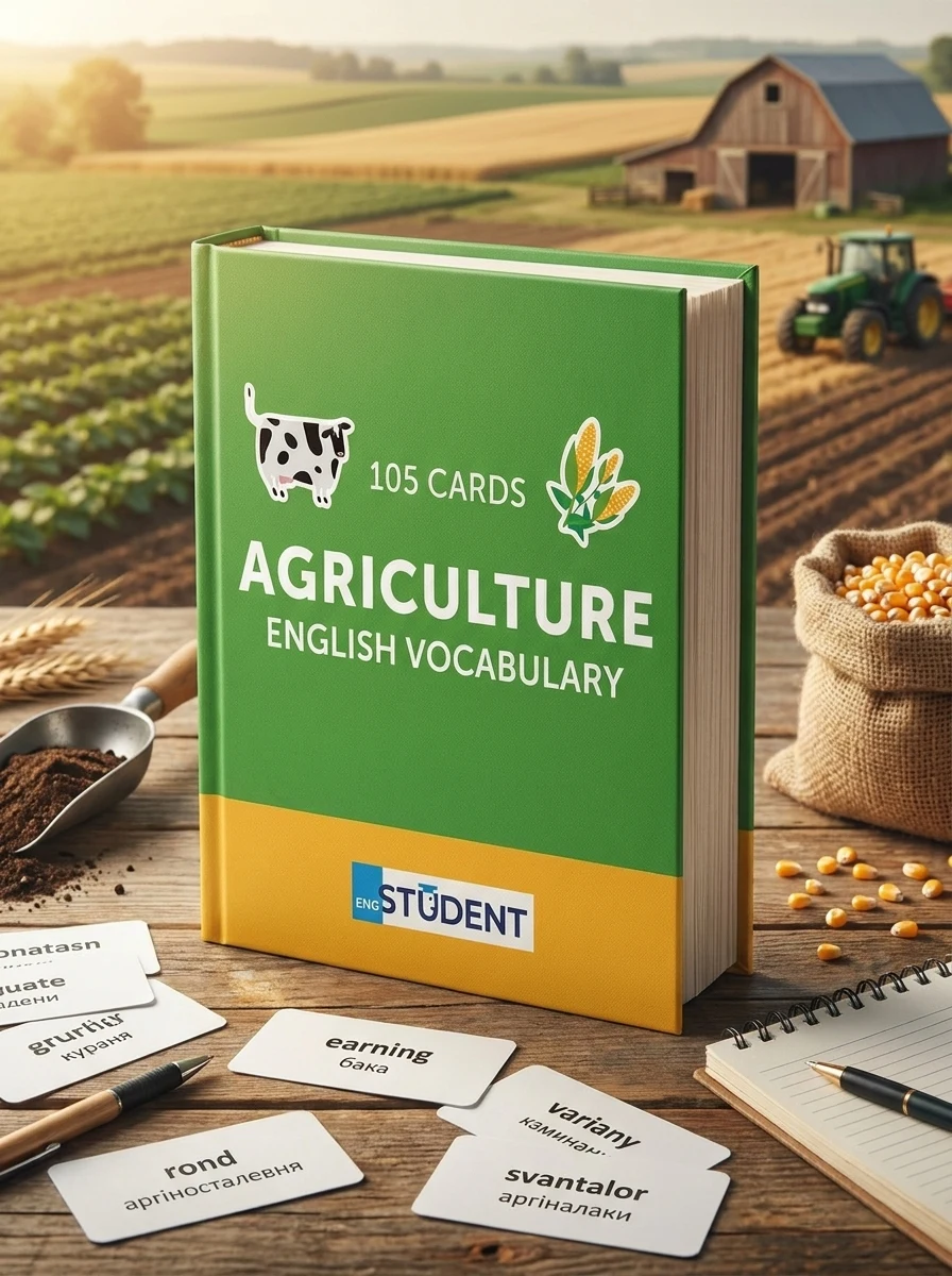 Agriculture, 105 карток, англійська — Вивчення мов