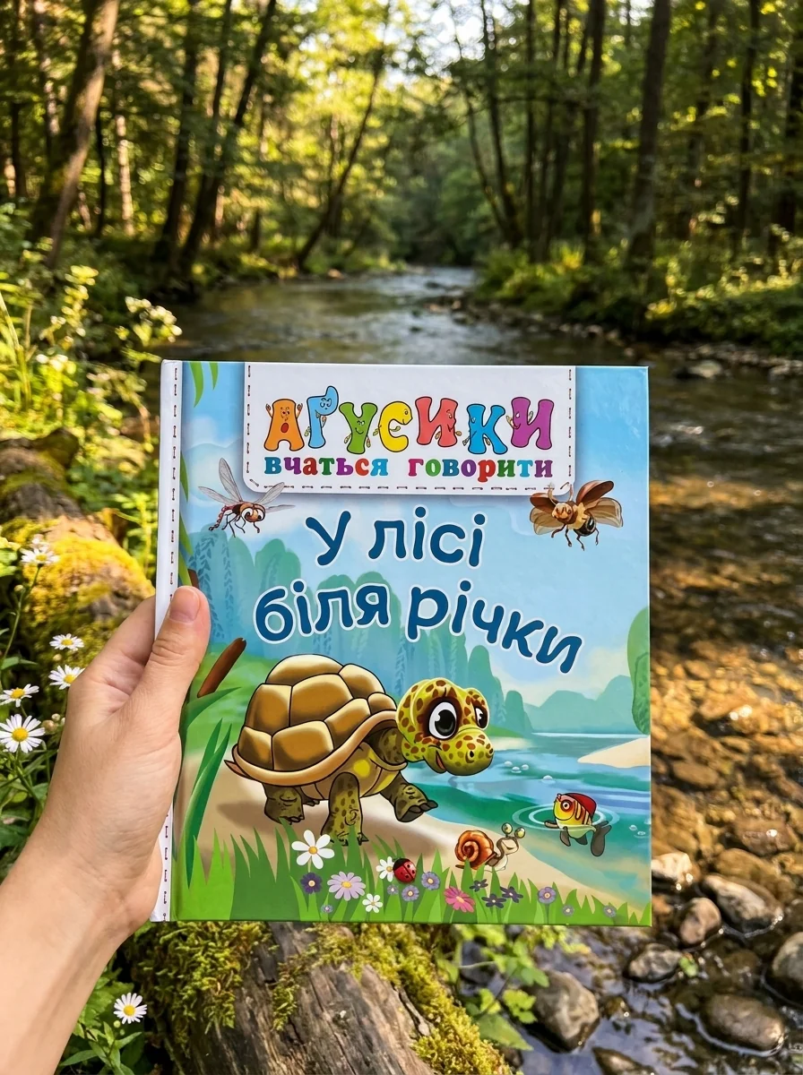Аґусики вчаться говорити. У лісі біля річки — Дитяча проза