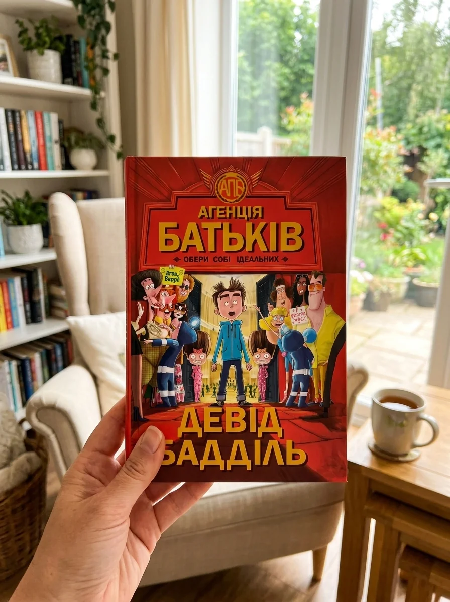 Агенція батьків. Обери собі ідеальних — Девід Бадділь, обкладинка