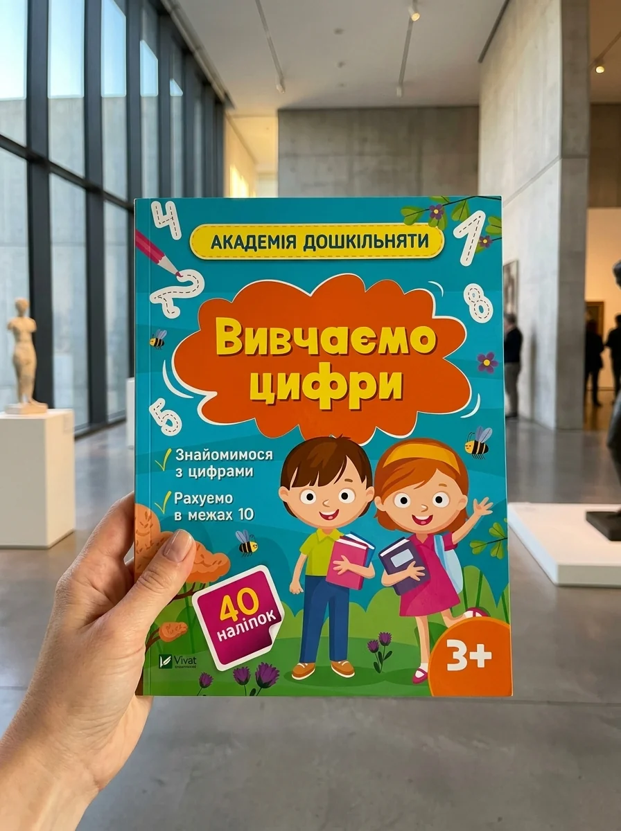 Вивчаємо цифри — Книги з наліпками