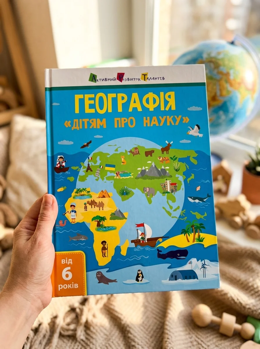 Активний розвиток талантів. «Дітям про науку». Географія. Від 6 років | купити книгу онлайн