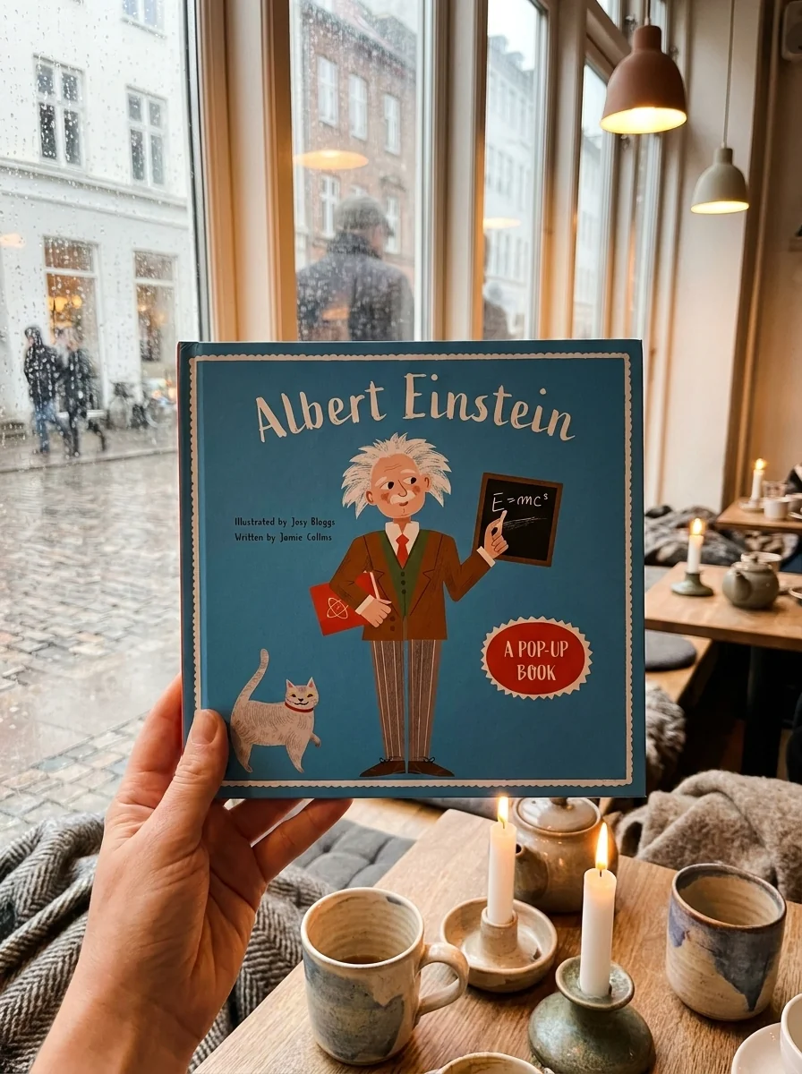 Albert Einstein A Pop-Up Book — Jamie Collins, обкладинка