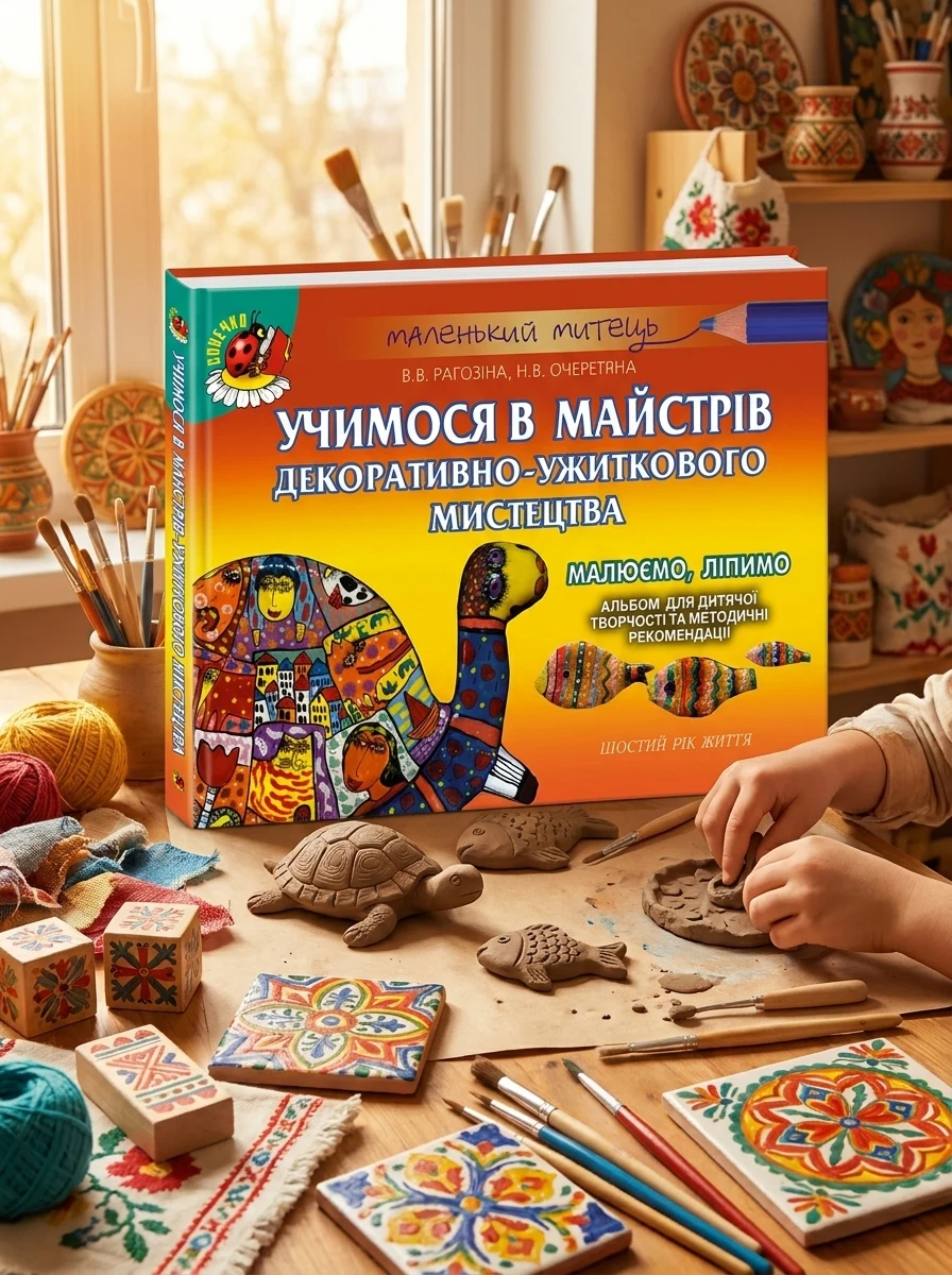 Альбом для дитячої творчості. Учимося в майстрів декоративно-ужиткового мистецтва. Шостий рік життя — фото 2