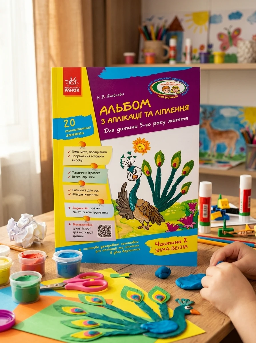 Альбом з аплікації, ліплення, конструювання. Для дитини 5-го року життя. Частина 2 — Дитяча література