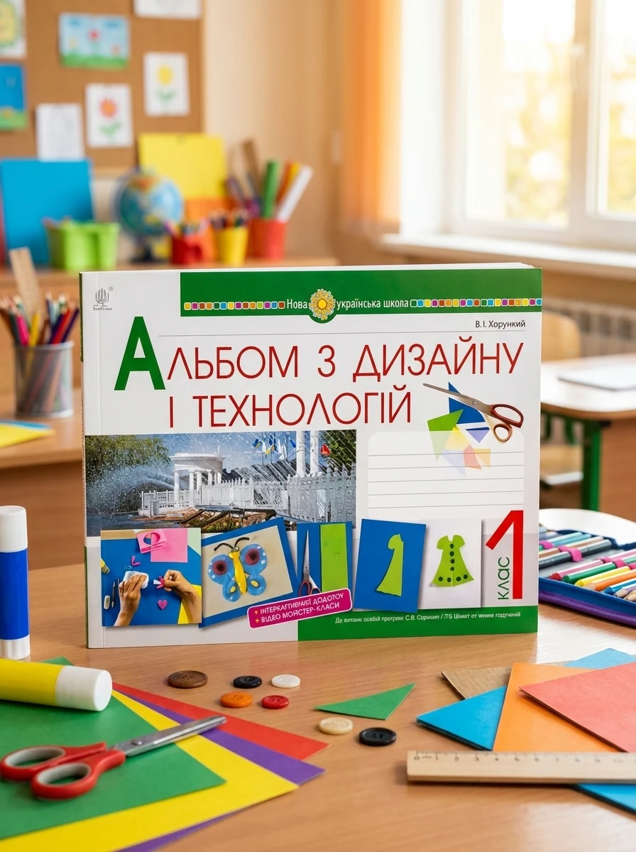 Альбом з дизайну і технологій. 1 клас — Дитяча література