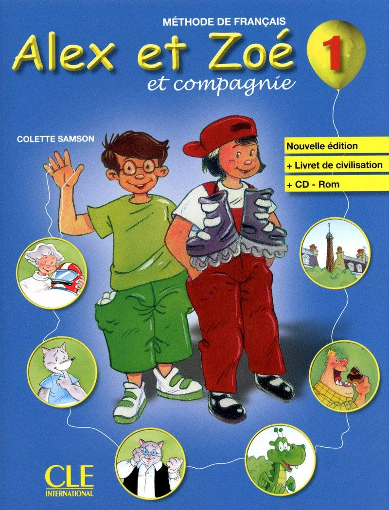 Alex et Zoe Nouvelle 1 Livre de L`eleve + Livret de civilisation + CD-ROM