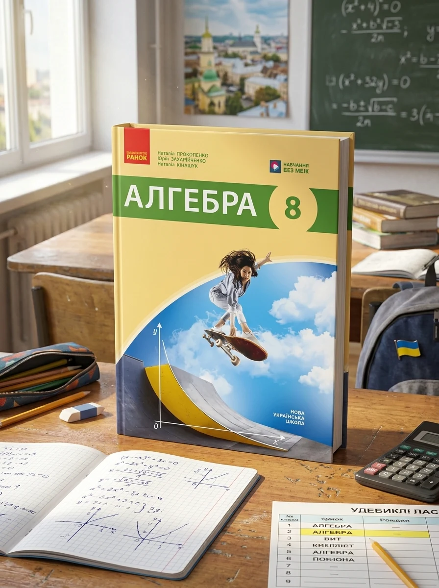 Алгебра. 8 клас. Підручник — Вивчення мов