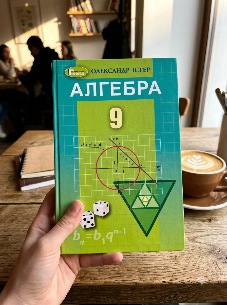 Алгебра 9 клас — Олександр Істер, обкладинка