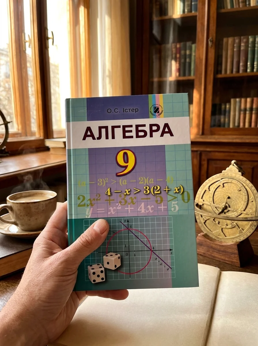 Алгебра 9 клас — Олександр Істер, обкладинка