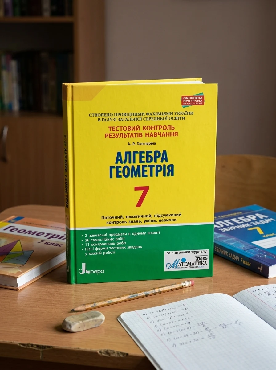 Алгебра. Геометрія. 7 клас. Тестовий контроль результатів навчання — Вивчення мов