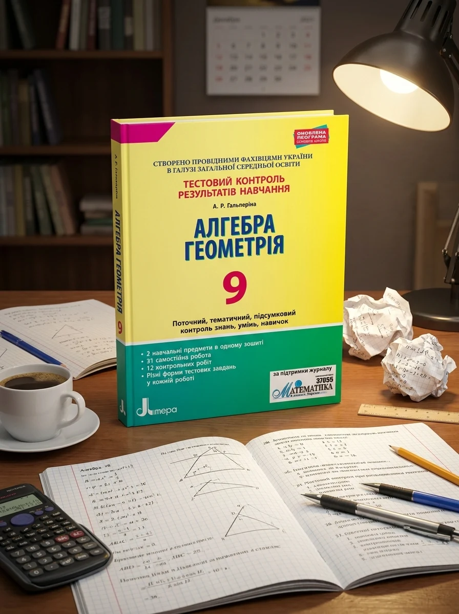 Алгебра. Геометрія. 9 клас. Тестовий контроль результатів навчання. — Вивчення мов