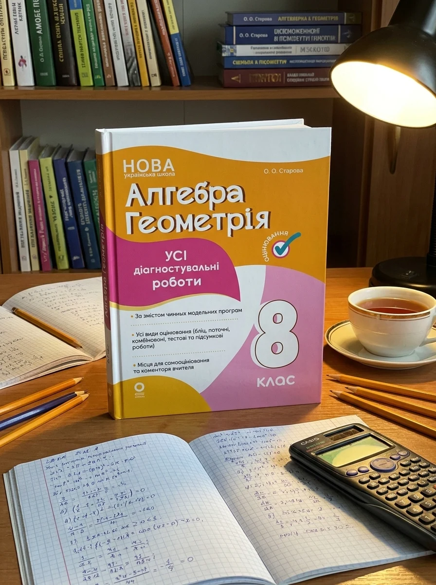 Алгебра. Геометрія. Усі діагностувальні роботи. 8 клас — фото 2