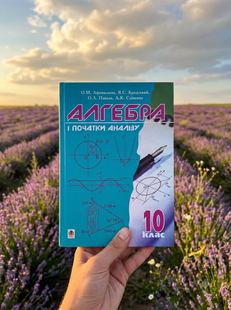 Алгебра і початки аналізу. 10 клас — Яків Бродський, обкладинка
