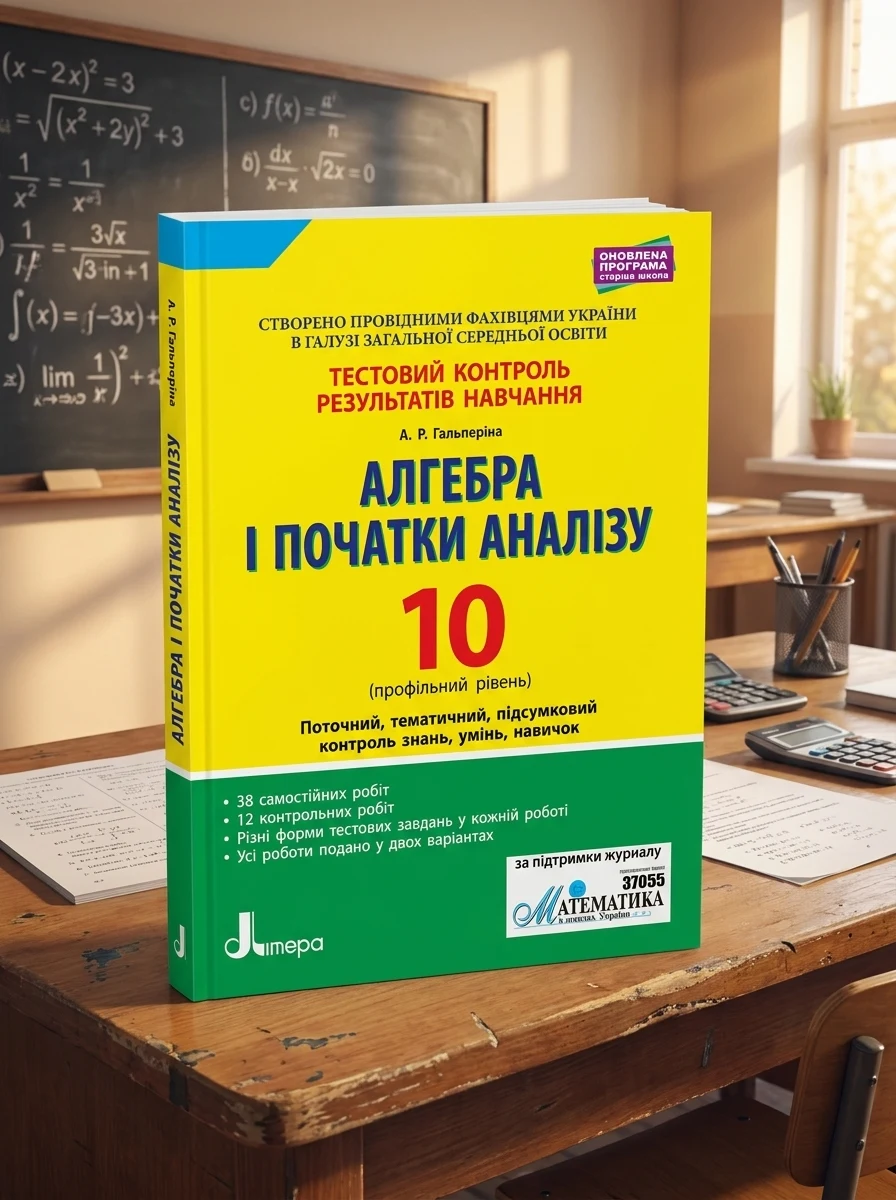 Алгебра і початки аналізу. 10 клас. Тестовий контроль результатів навчання. Профільний рівень — Вивчення мов