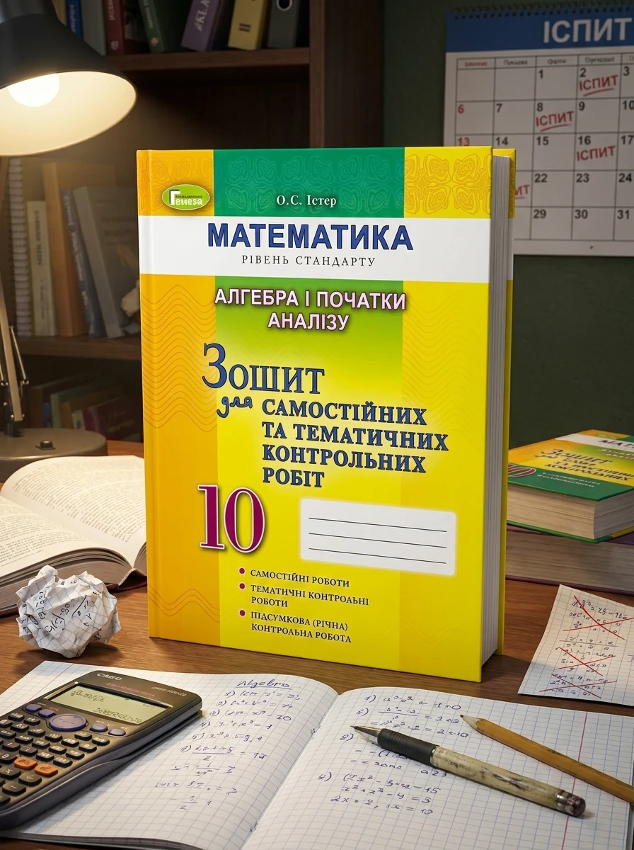 Алгебра і початки аналізу 10 клас. Зошит для самостійних та тематичних контрольних робіт — Вивчення мов
