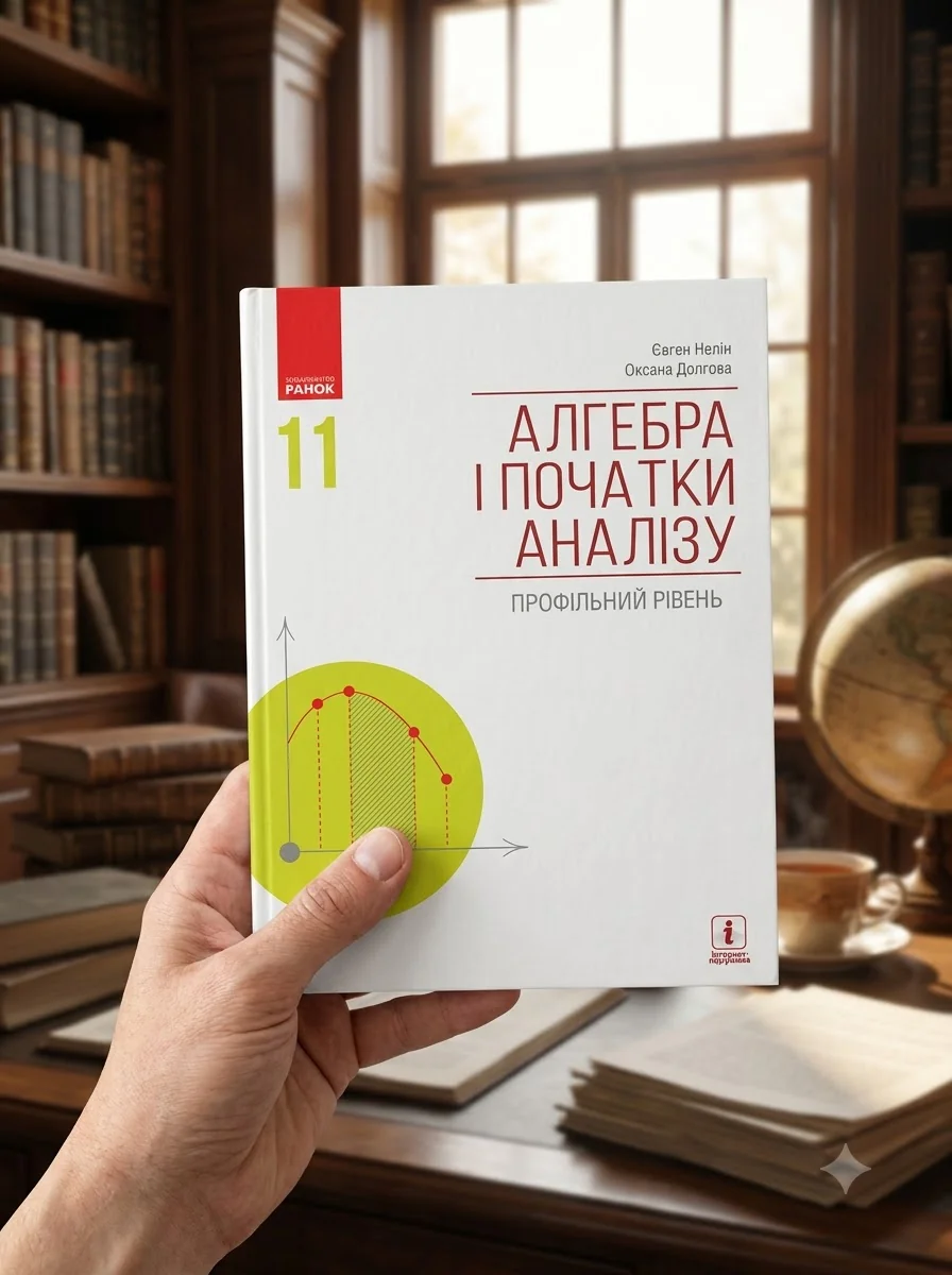 Алгебра і початки аналізу. 11 клас — Євген Нелін, обкладинка