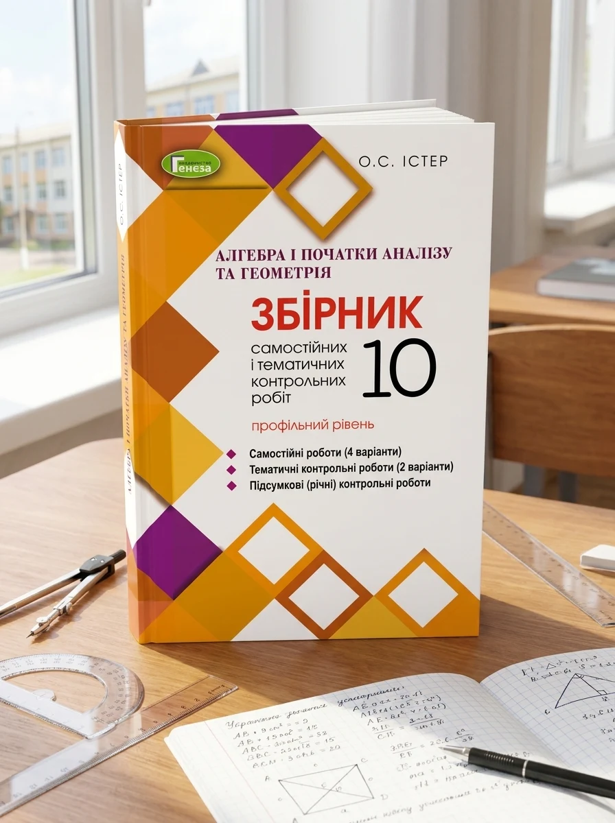 Алгебра та геометрія 10 клас. Збірник самостійних і тематичних контрольних робіт. Профільний рівень — Вивчення мов