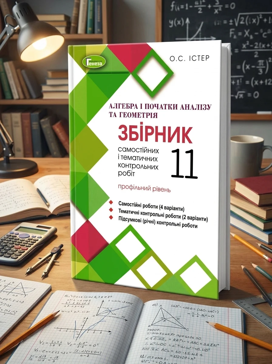 Алгебра та геометрія 11 клас. Збірник самостійних і тематичних контрольних робіт. Профільний рівень — Вивчення мов