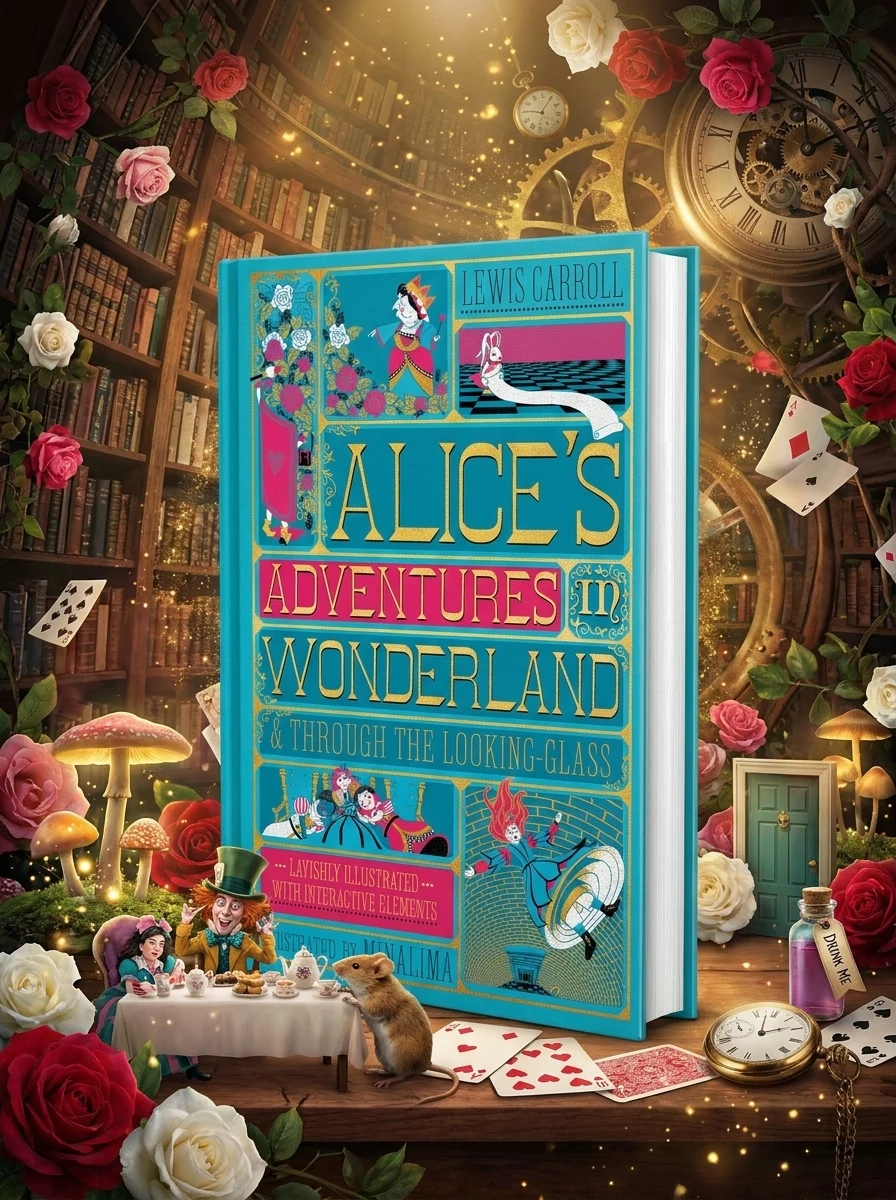 Alice's Adventures in Wonderland and Through the Looking-Glass. MinaLima Edition — фото 2