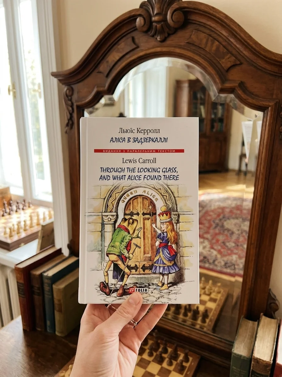 Аліса в Задзеркаллі / Through the Looking Glass, and What Alice found there — Льюїс Керролл, обкладинка