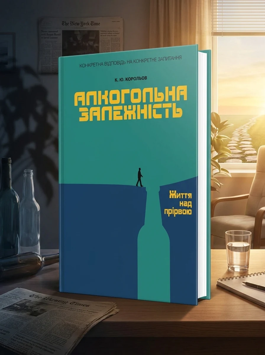 Алкогольна залежність. Життя над прірвою — Костянтин Корольов, обкладинка