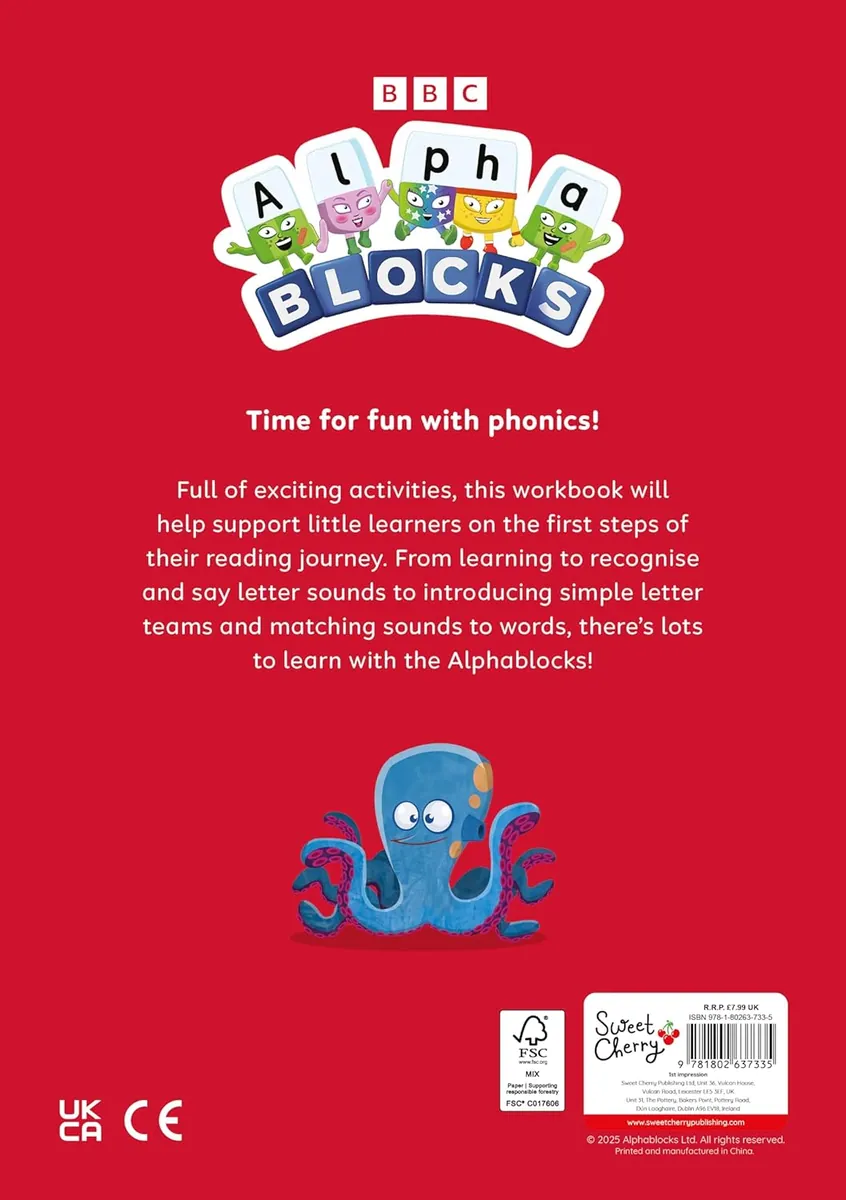Alphablocks Super Sounds. Red Level Workbook, фото 3